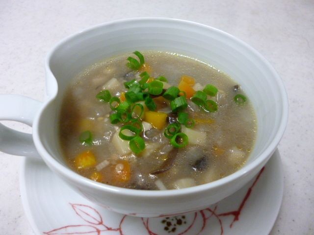 冬ぽかぽか雑穀スープの画像
