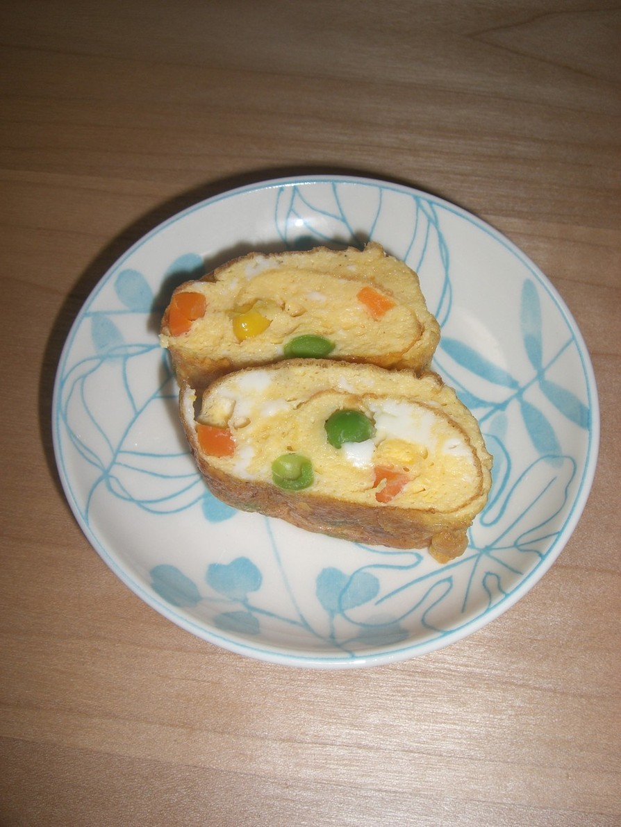 カラフル卵焼きの画像