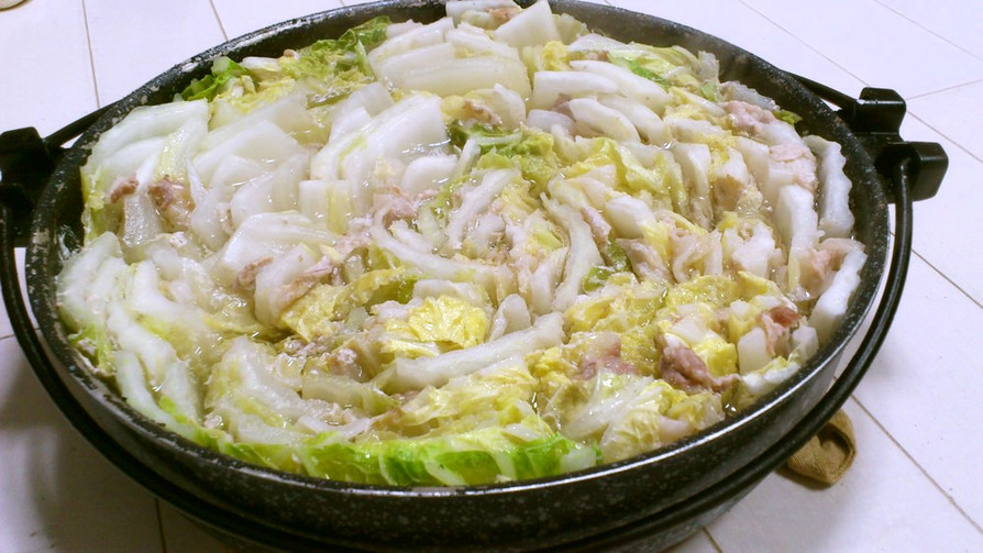 白菜と豚肉のミルフィーユ鍋の画像