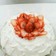 苺とカシスムースのチーズドームケーキ