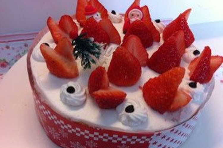 生クリーム節約クリスマスケーキ レシピ 作り方 By 節約お菓子ママ クックパッド 簡単おいしいみんなのレシピが366万品