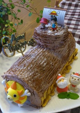 ブッシュドノエル☆でサニー号♪