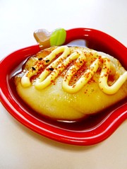 レンジでこってり♪甘辛マヨ餅の写真