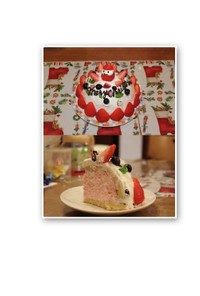 ドームクリスマスケーキ2011苺ムース入