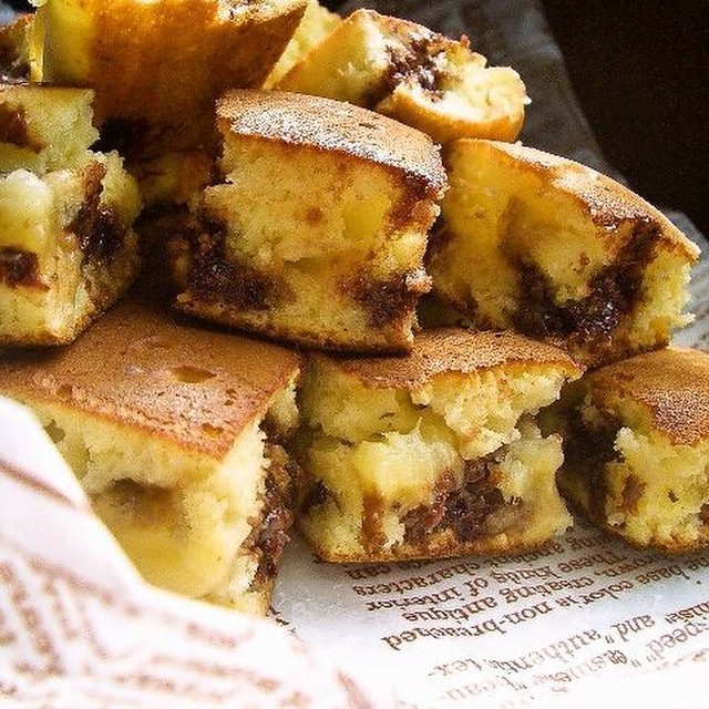 簡単おやつ バナナチョコホットケーキ レシピ 作り方 By 青空レモン クックパッド 簡単おいしいみんなのレシピが350万品