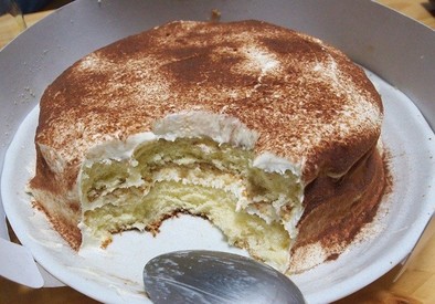 オーブンいらずの簡単クリームチーズケーキの写真