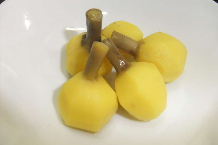 くわいの含め煮 おせち料理 レシピ 作り方 By かふぇじゅん クックパッド 簡単おいしいみんなのレシピが359万品