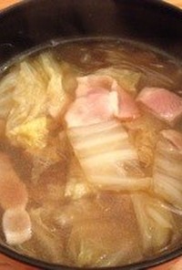 ⁂食べる白菜春雨スープ⁂