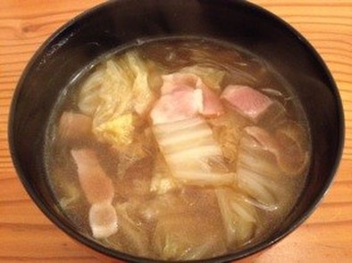 ⁂食べる白菜春雨スープ⁂の写真