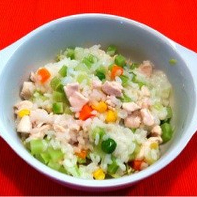 犬ごはん 洋風おじや レシピ 作り方 By Leon Noel クックパッド 簡単おいしいみんなのレシピが359万品