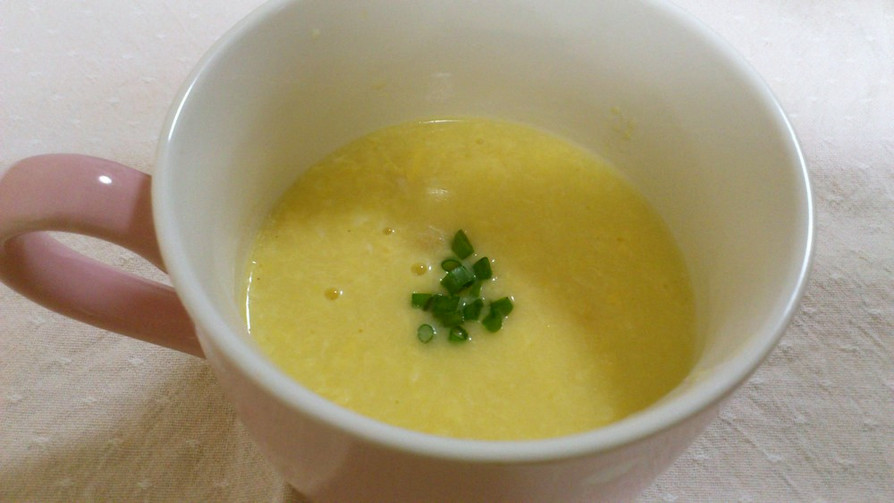 簡単カップスープの素で中華風コーンスープの画像