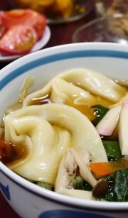 お雑煮の残りで『耳うどん』食べて厄除け~の写真