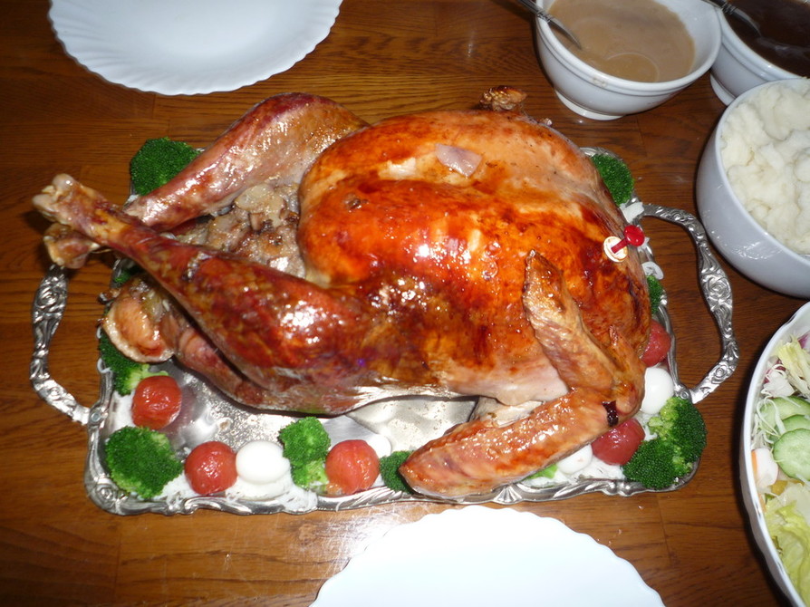 風味豊かなローストターキーのレシピ