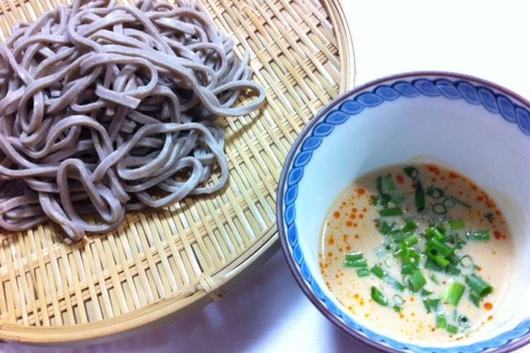 ピリ辛豆乳つけだれそば レシピ 作り方 By マリリンゴママ クックパッド 簡単おいしいみんなのレシピが352万品