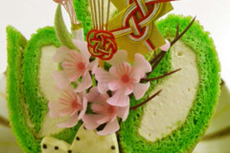 お正月のデザートに ロールケーキで門松 レシピ 作り方 By Initygato クックパッド