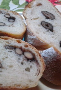 自家製酵母 セミハード豆パン