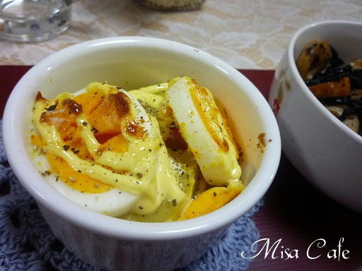 ポテトと玉子のマヨネーズ焼きの画像