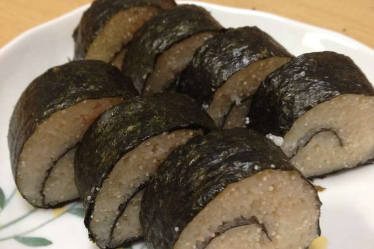 明太子入りやまいものり巻き レシピ 作り方 By おやじ犬の妻 クックパッド 簡単おいしいみんなのレシピが352万品