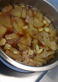 大根と豚バラのニンニクスタミナ甘辛煮