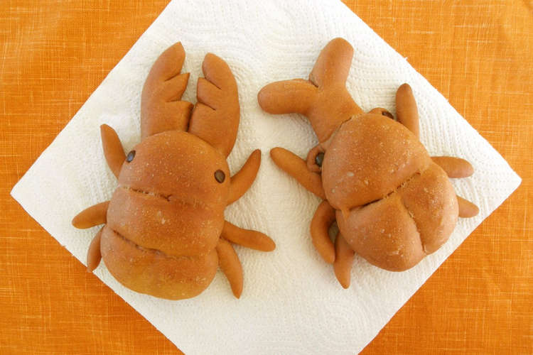 虫パン クワガタとカブトムシのパン レシピ 作り方 By Pitachan1 クックパッド