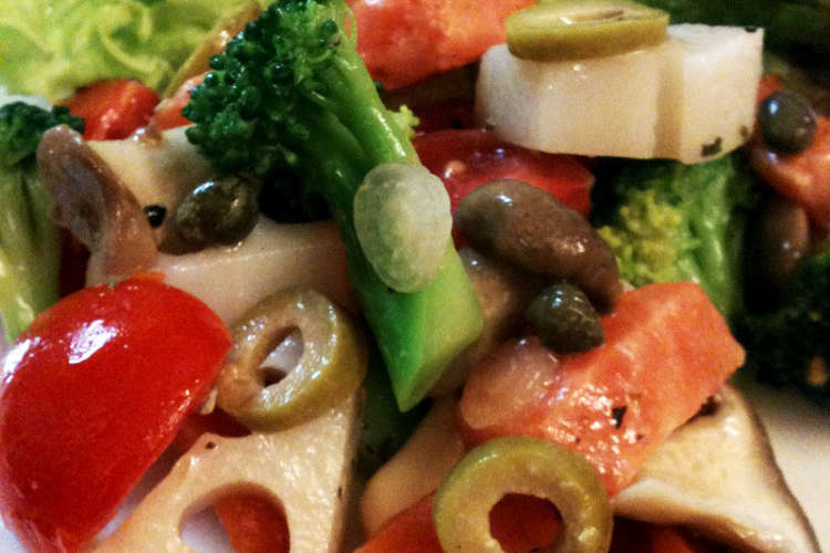 温野菜と鮭のサラダ For白ワイン レシピ 作り方 By Kazuleaf クックパッド 簡単おいしいみんなのレシピが355万品