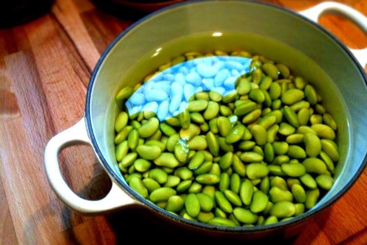 お鍋ひとつでラク 青大豆の定番ひたし豆 レシピ 作り方 By Dripdesign クックパッド 簡単おいしいみんなのレシピが365万品