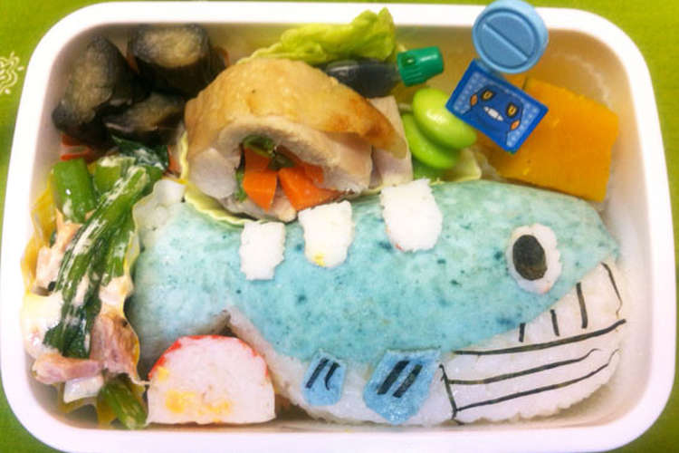 キャラ弁 ホエルオー ポケモン レシピ 作り方 By とろたこてっかいか クックパッド