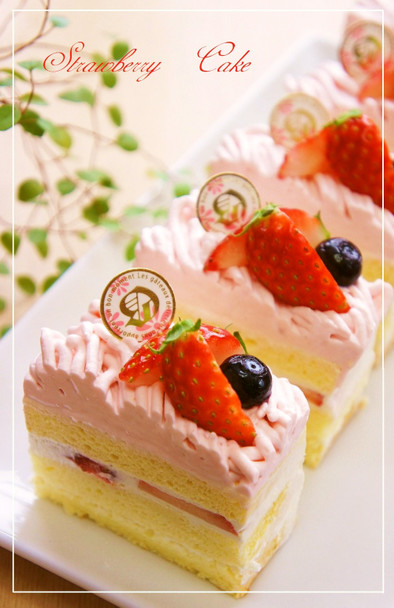 ⁂苺の☆モンブランショートケーキ⁂の写真