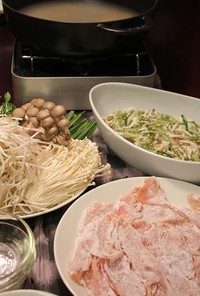 鶏ムネ肉　de　生姜塩こうじ鍋