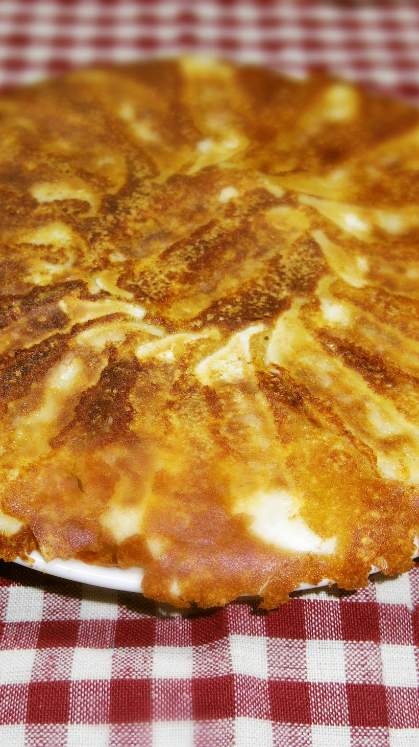 粉チーズで！パリパリ羽根付き餃子の焼き方の画像