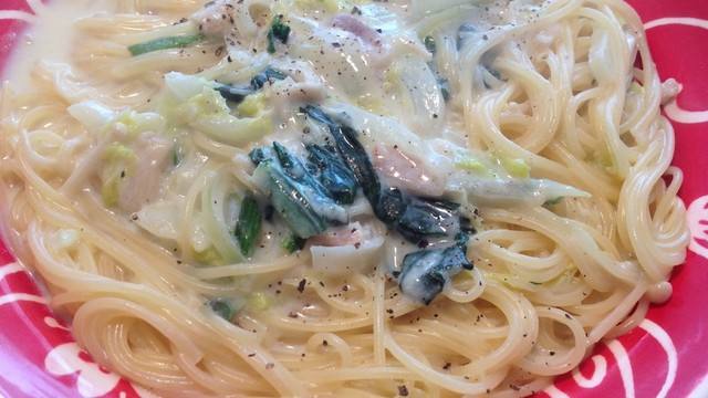 子供とランチ 簡単豆乳クリームパスタ レシピ 作り方 By なおすけ クックパッド