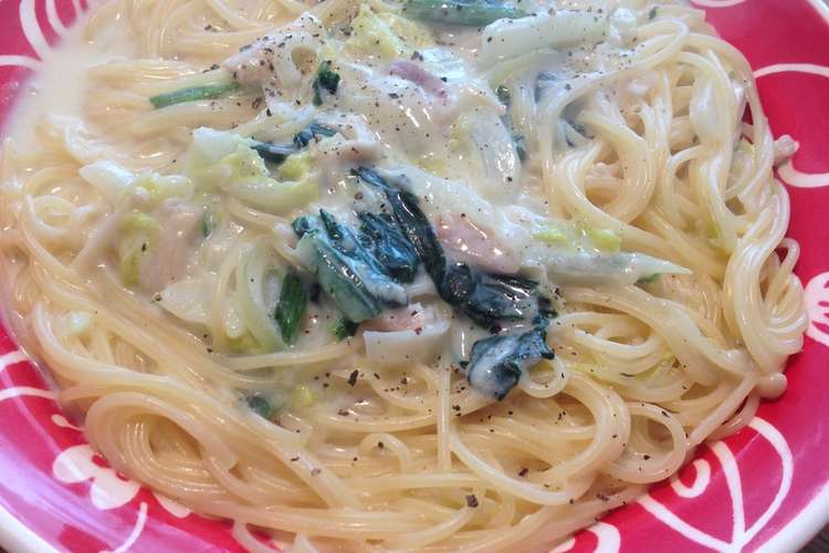 子供とランチ 簡単豆乳クリームパスタ レシピ 作り方 By なおすけ クックパッド 簡単おいしいみんなのレシピが358万品