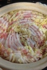 白菜と豚肉のミルフィーユ(キムチ味)