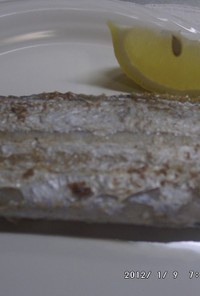 太刀魚のバター焼き