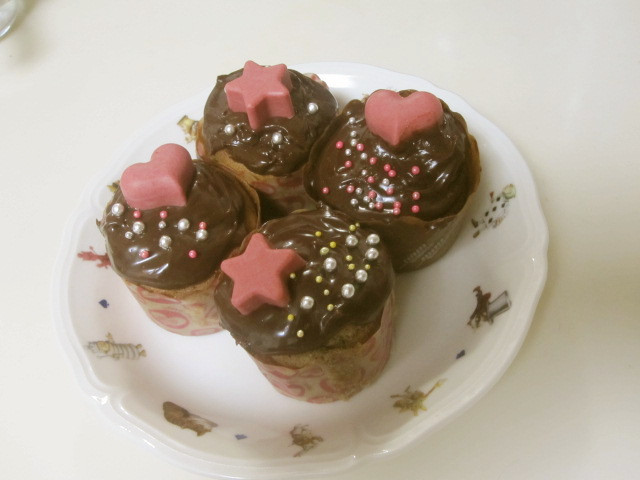 バレンタイン♥チョコカップケーキ♥の画像