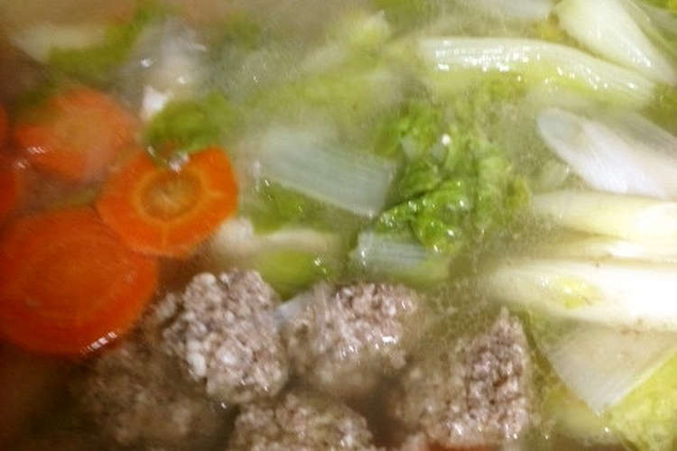 簡単早い ヘルシー豆腐入肉団子の春雨鍋 レシピ 作り方 By ウチのご飯だよ クックパッド 簡単おいしいみんなのレシピが357万品