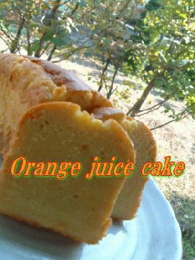 ★Orange juice cake★ジュースたっぷり染込み～♪の画像