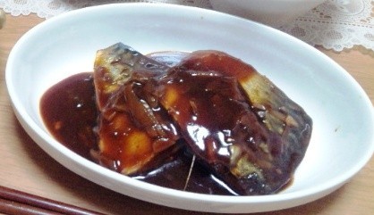 田楽味噌ダレで鯖の味噌煮の画像