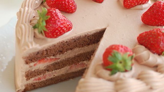 苺のチョコレートショートケーキ レシピ 作り方 By Flan クックパッド 簡単おいしいみんなのレシピが350万品