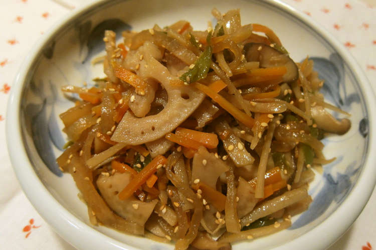 お野菜たっぷり 五目きんぴら レシピ 作り方 By M N クックパッド 簡単おいしいみんなのレシピが360万品