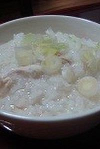 韓国版　丸鶏スープのお粥　タッチュク