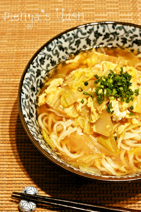 ポン酢でさっぱり♪白菜うどん