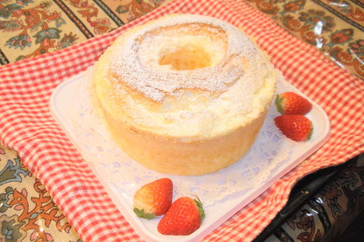 ノンオイル ふんわり 白いシフォンケーキ レシピ 作り方 By たみ クックパッド 簡単おいしいみんなのレシピが349万品