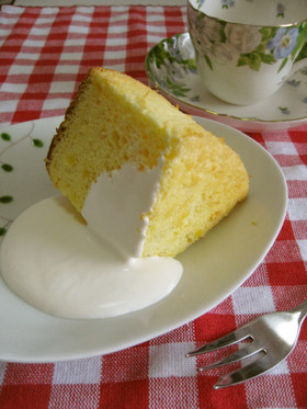 爽やか☆グレープフルーツ☆シフォンケーキ