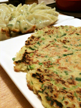☆リメイク☆餃子のタネで作っちゃうチヂミ