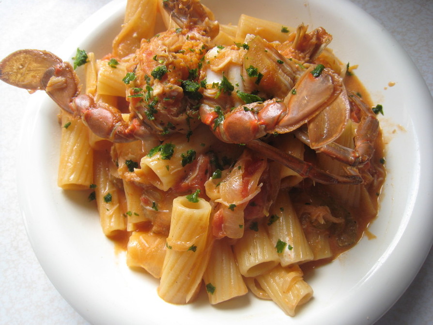 サーロインとゴルゴンゾーラソースのリガトーニのレシピ