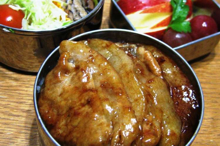 時短お弁当にも 豚てりやき丼 レシピ 作り方 By ｍｋｍｃｈｙ クックパッド 簡単おいしいみんなのレシピが352万品