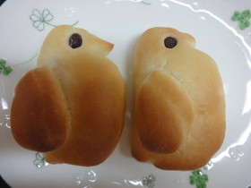 簡単成形☆ペンギンパン