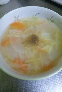 シンプル！野菜スープ