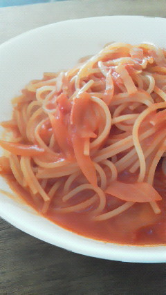 トマトジュースで超簡単＊絶品トマトパスタの画像